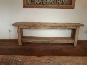 Sidetable grijs oud eiken